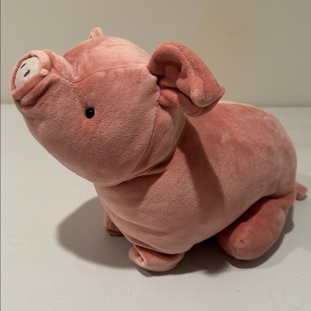 Jellycat London Mellow Mallow Pig Plush Stuffed Animal 15” Medium Pink